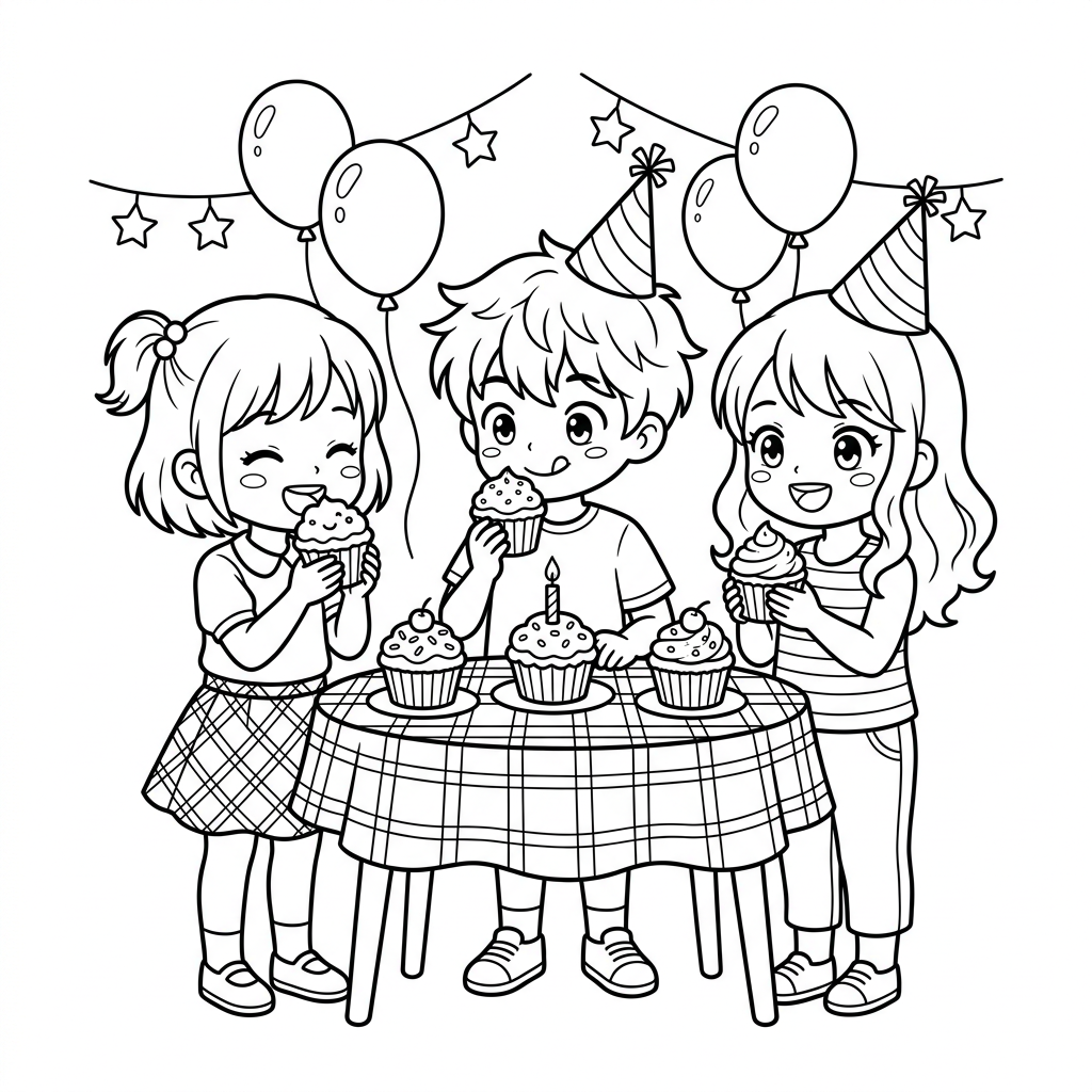 Birthday Season coloring pack