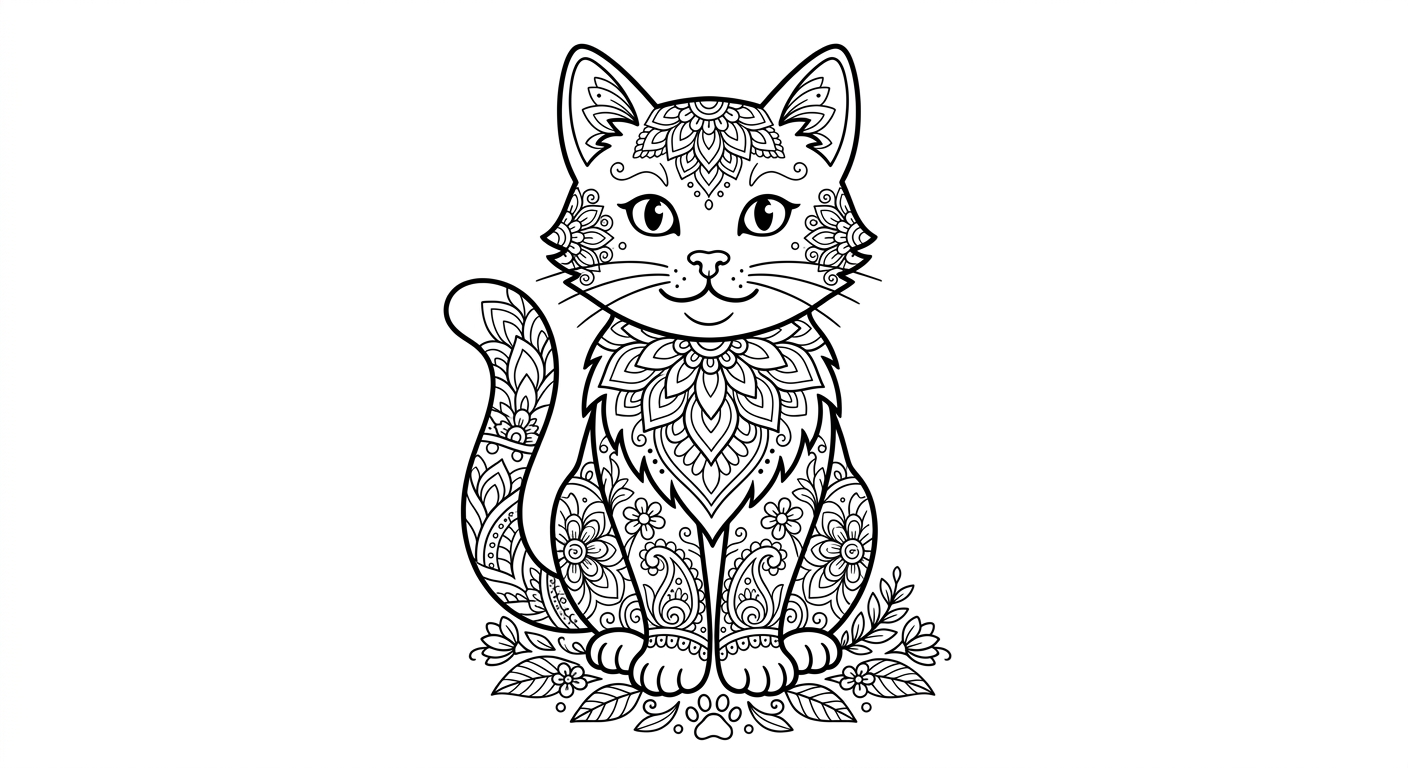 Cats coloring pack cover