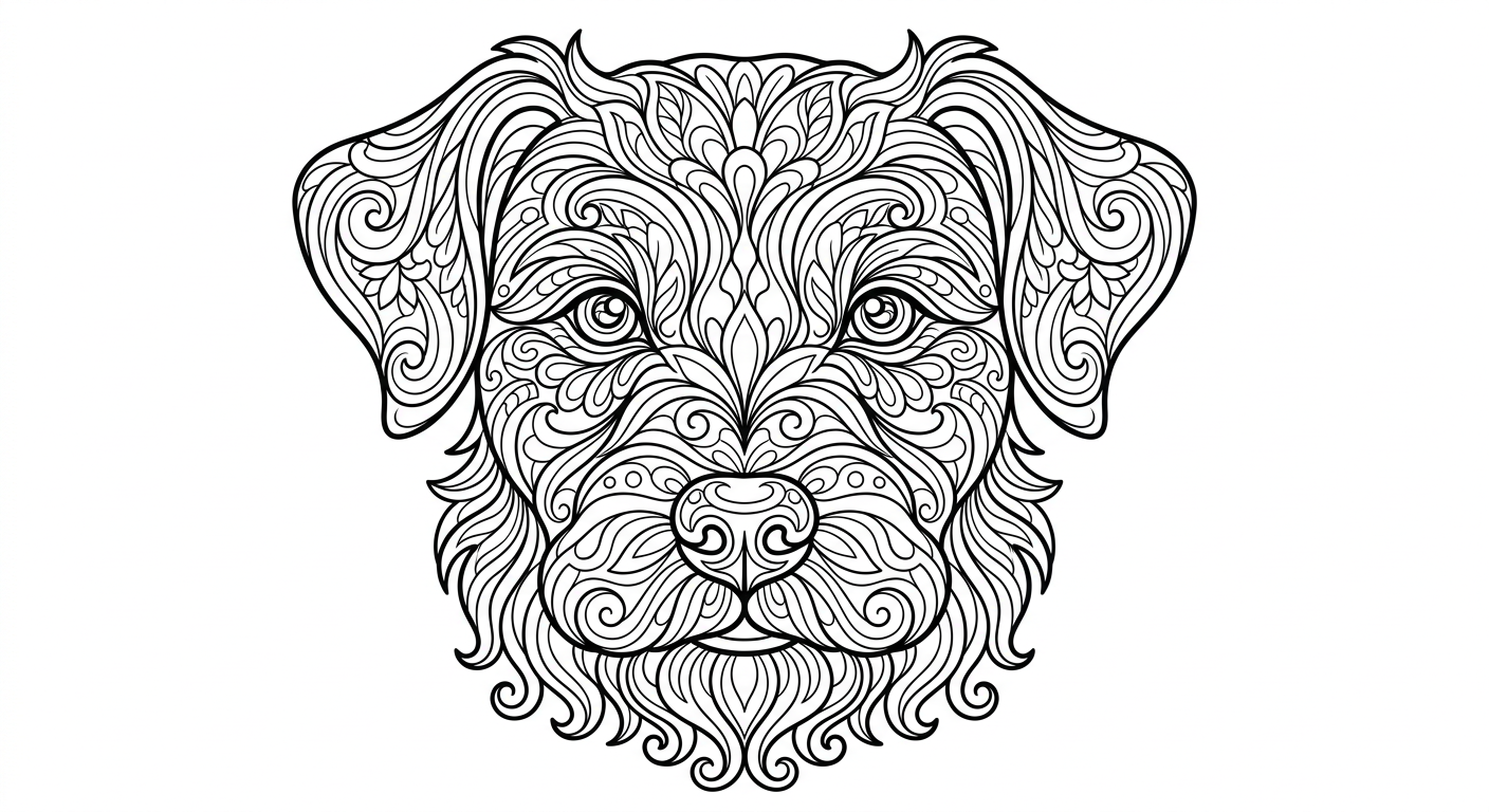 Dogs coloring pack