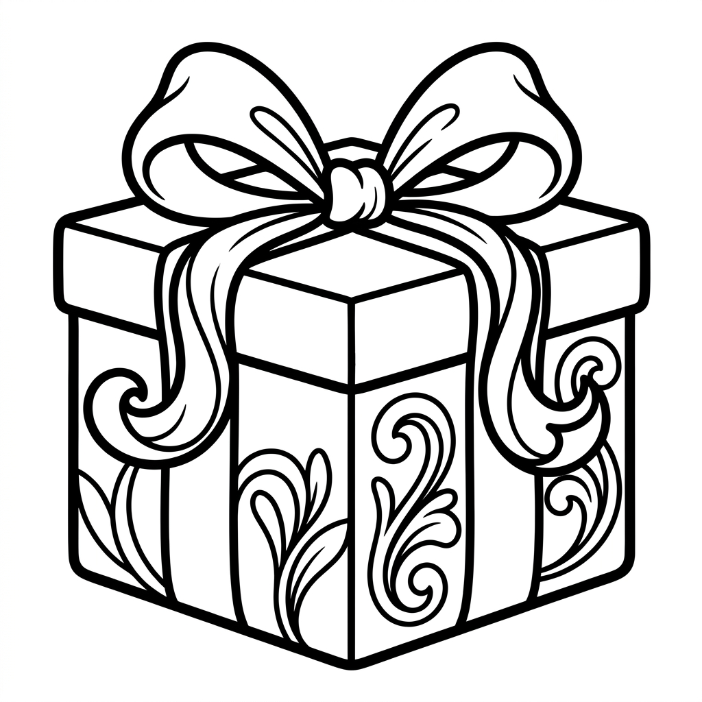 Holiday Gifts coloring pack