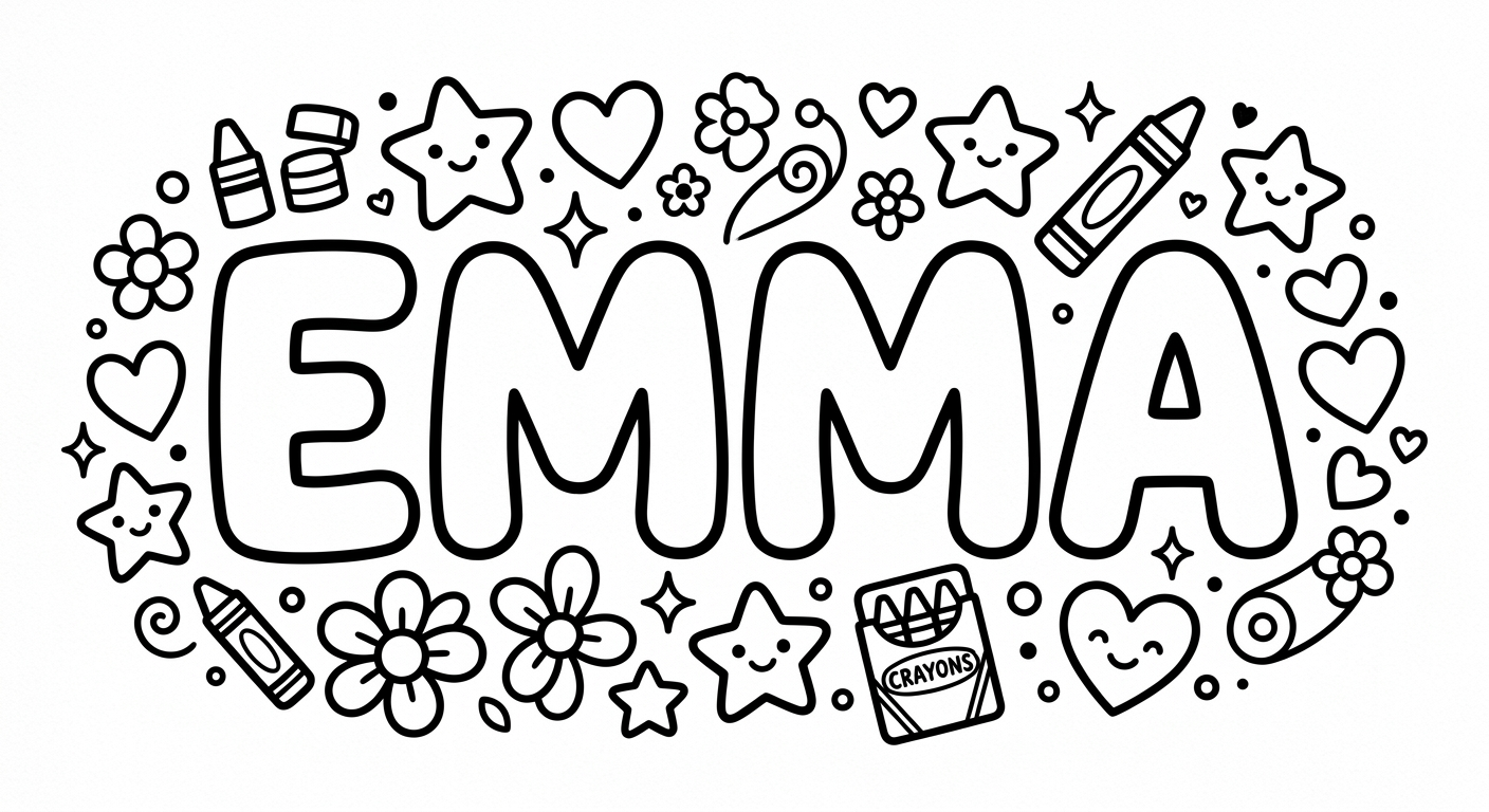 Name Coloring Pages